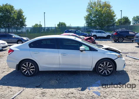 2015 Honda Civic Ex-L from USA, damaged, VIN 19XFB2F95FE022551